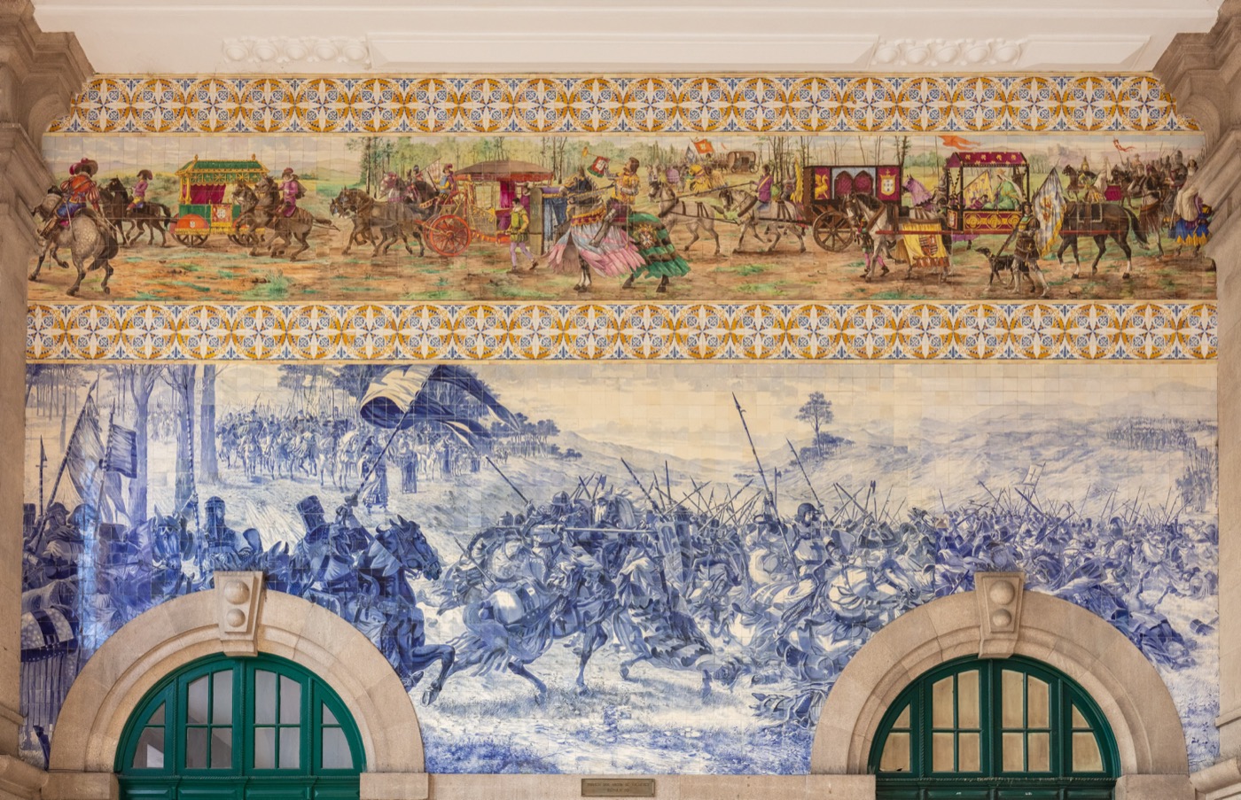圣本笃车站瓷砖大厅 / São Bento Station azulejo hall