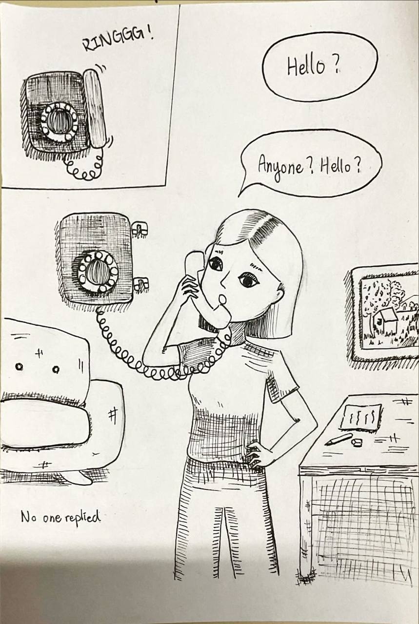 電話 — Hello? Anyone?